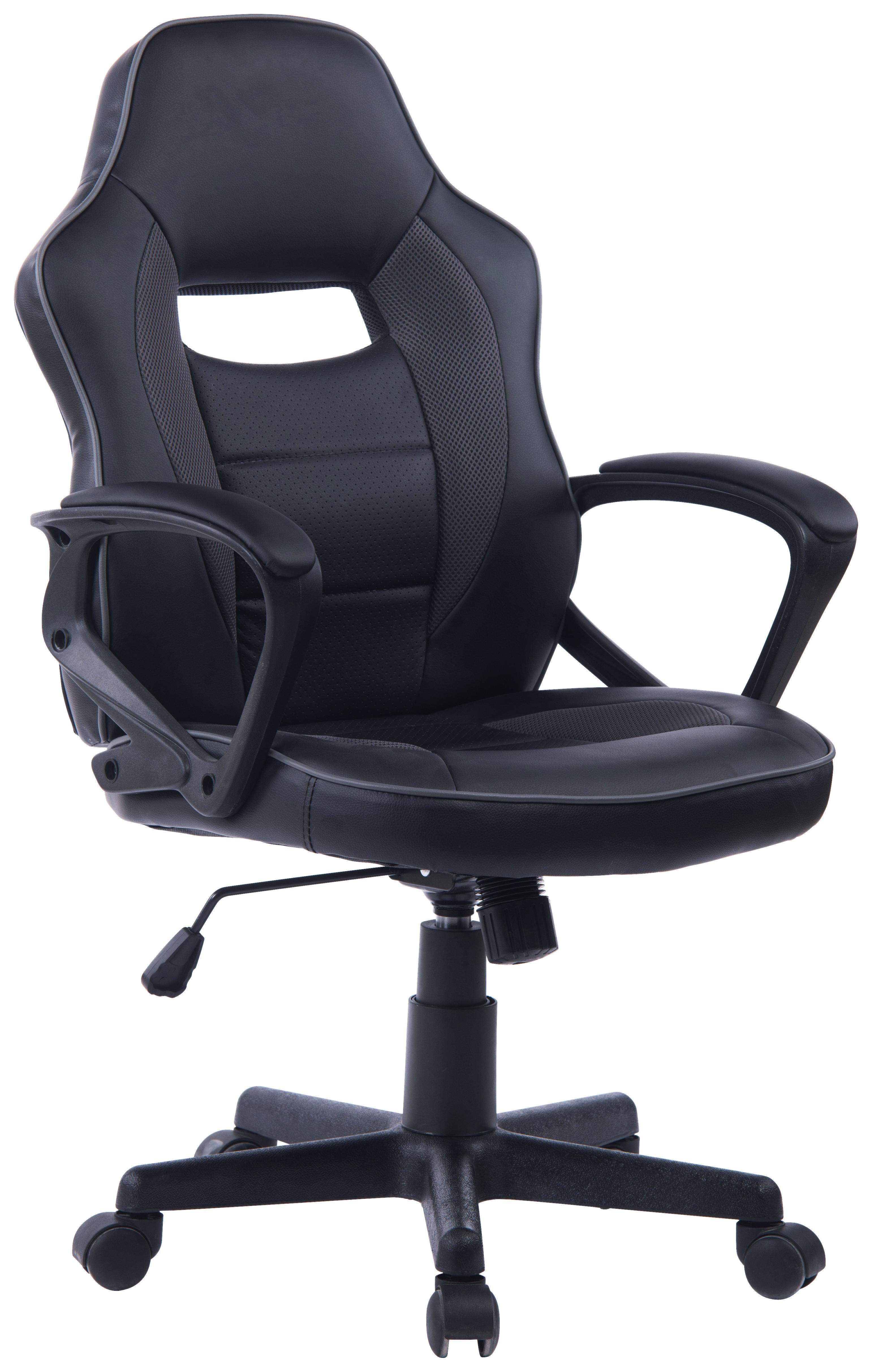 Főnöki Szék Oliver - Szürke/Fekete, modern, Műanyag/Fém (54/93-103cm)