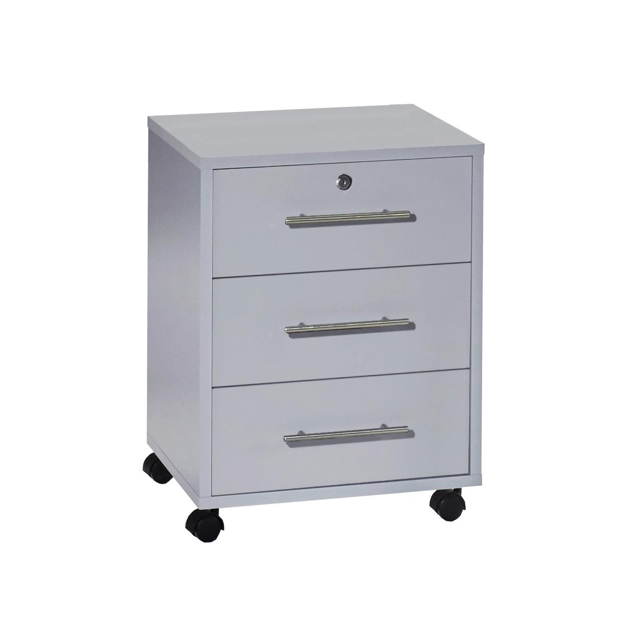 ROLLCONTAINER OFFICE EDITION - Grau, LIFESTYLE, Holzwerkstoff (44/58/40cm) - MID.YOU