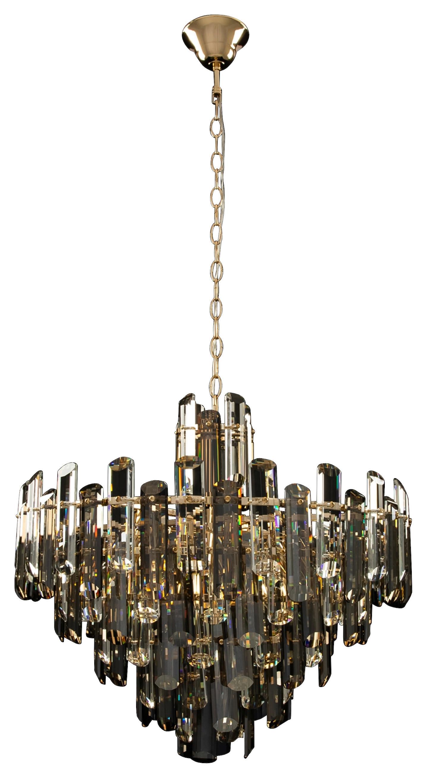 Pendelleuchte Flare - Goldfarben, Basics, Glas/Metall (60,8/55,3/60,8cm) - MAYTONI