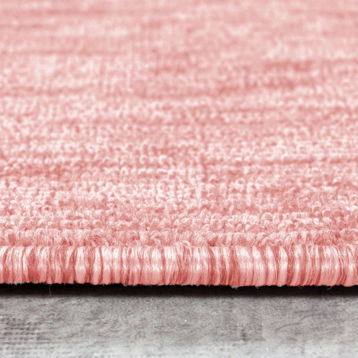 Flachwebteppich Nizza - Rosa, Basics, Textil (280/370cm) - Novel