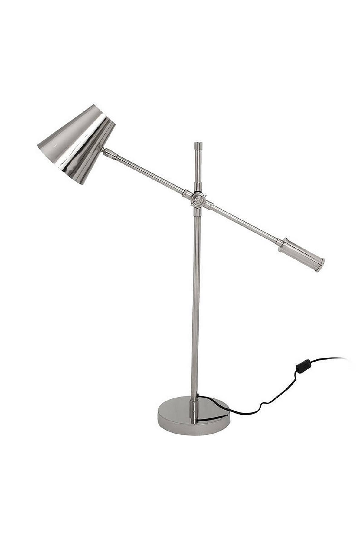 Tischlampe Celeste Silberfarben - Trend (68/18/74cm) - Kayoom