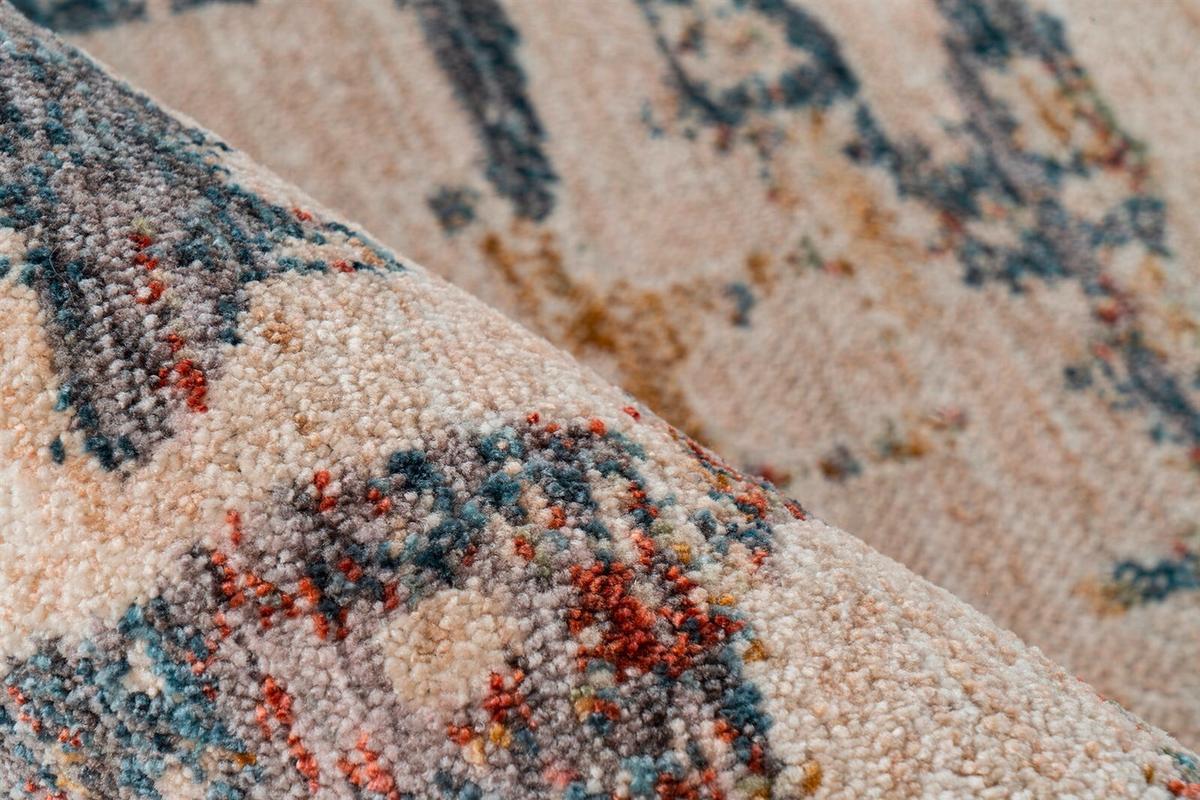 Teppich Jaka 325 Creme/Multicolor, 160x230 cm - Multicolor/Creme, KONVENTIONELL, Textil (160/230cm)