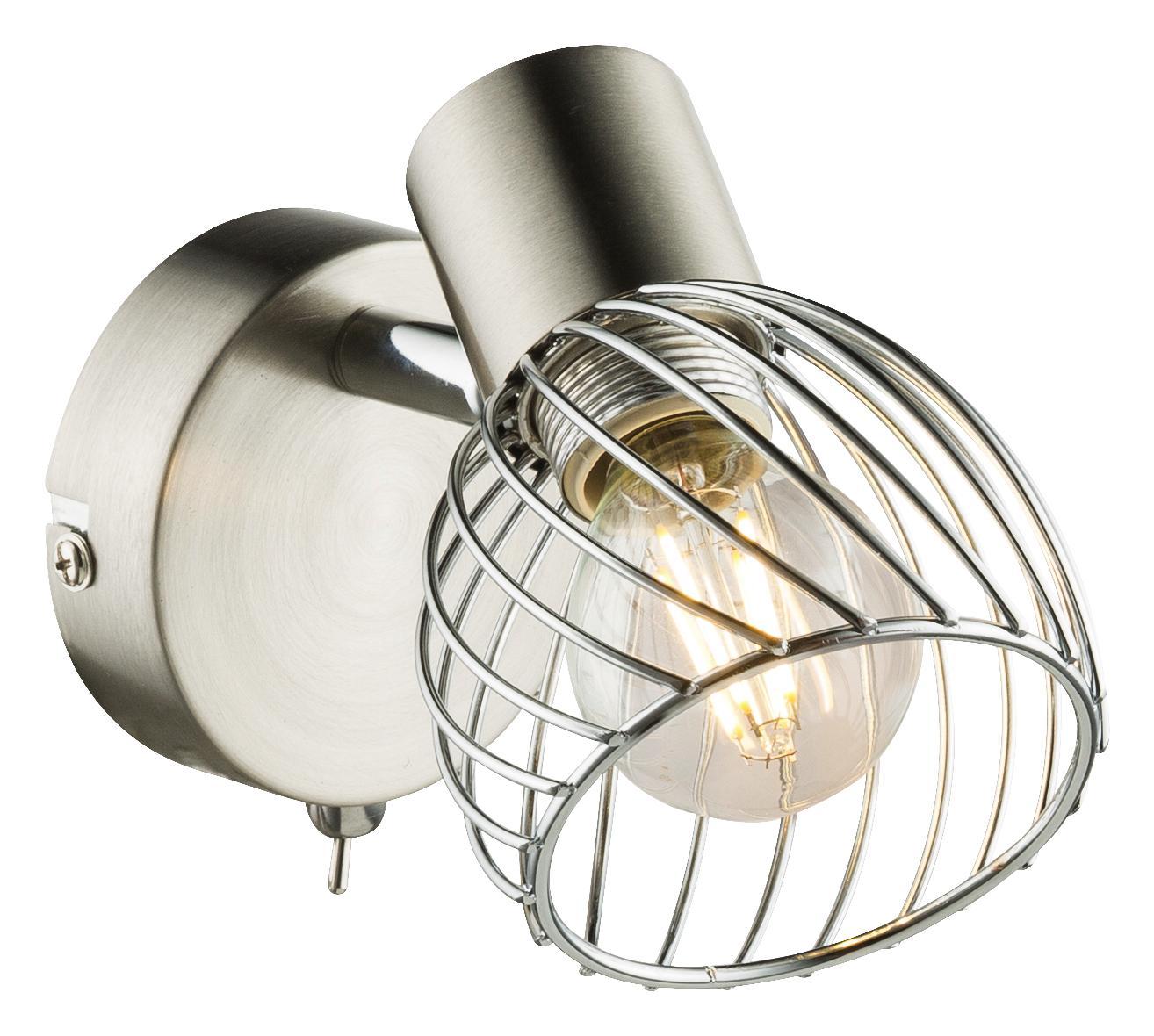 Spotleuchte Sina - Chromfarben, MODERN, Metall (8/12/12cm)