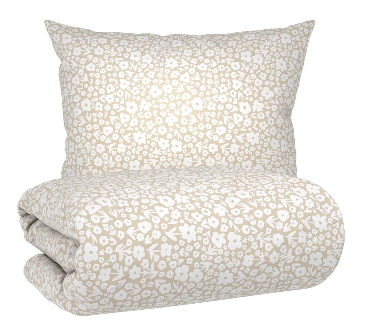POVLEČENÍ MILLEFLEUR - béžová, Moderní, textil (140/200cm) - Mömax