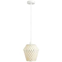 Hängeleuchte Lumi Gold / Weiß - Goldfarben/Weiß, Basics, Glas (20/20/27cm) - Kayoom