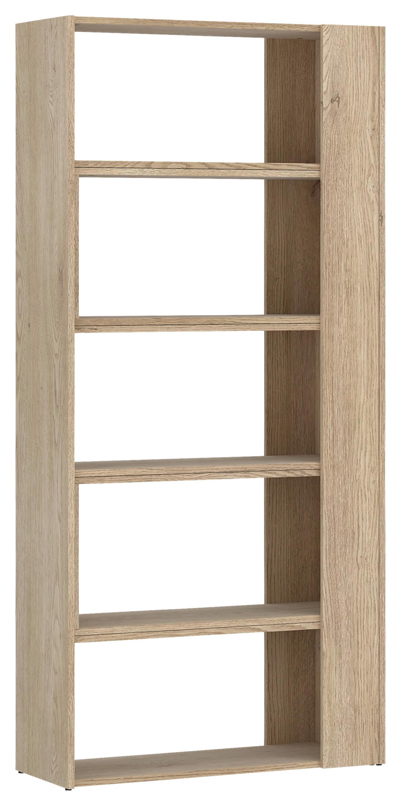 Regal Motus Cremona Eiche Dekor B:82-146cm - Eichefarben, MODERN, Holzwerkstoff (82-146/180/35cm)