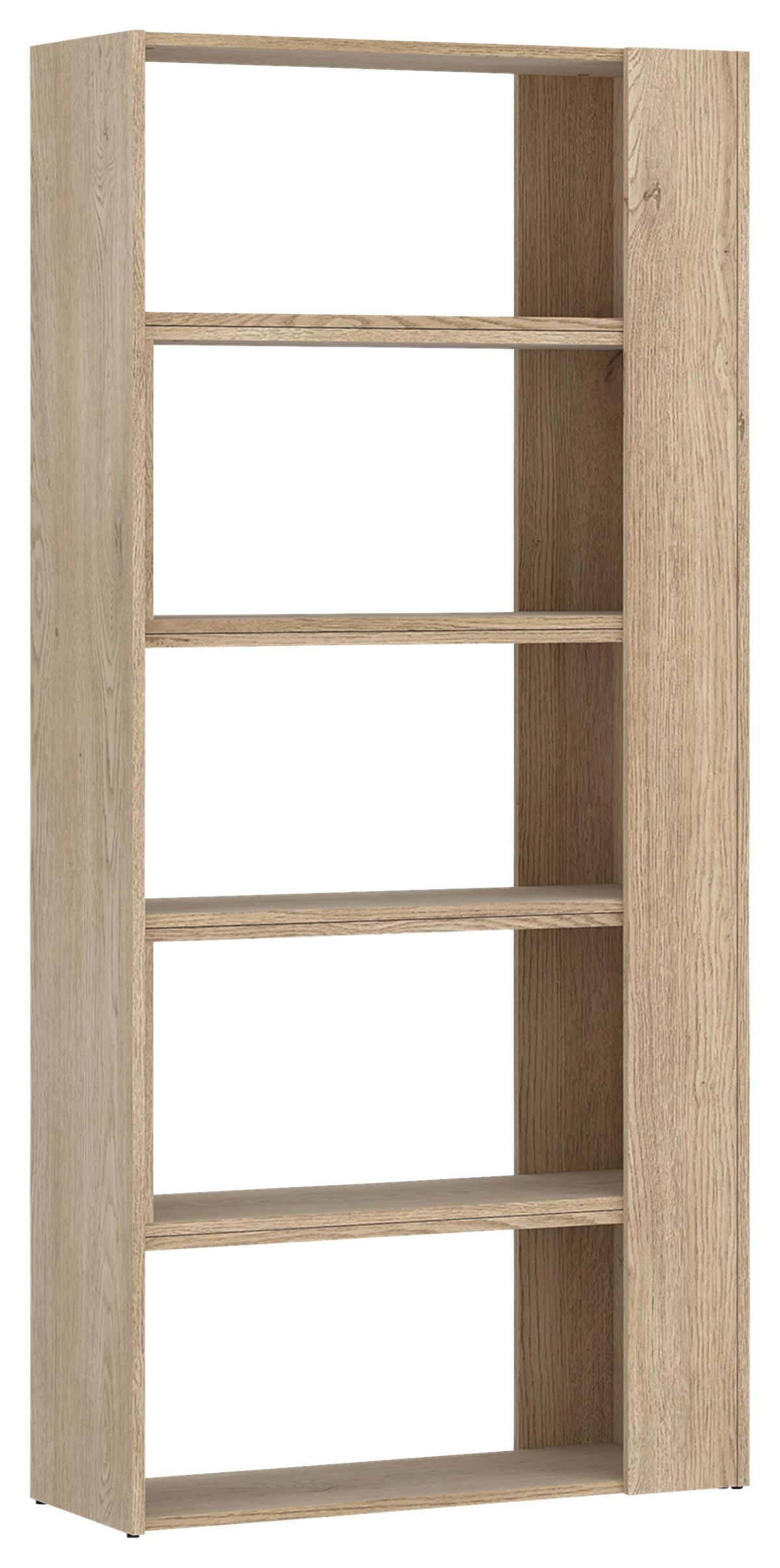 Regal Motus Cremona Eiche Dekor B:82-146cm - Eichefarben, MODERN, Holzwerkstoff (82-146/180/35cm)