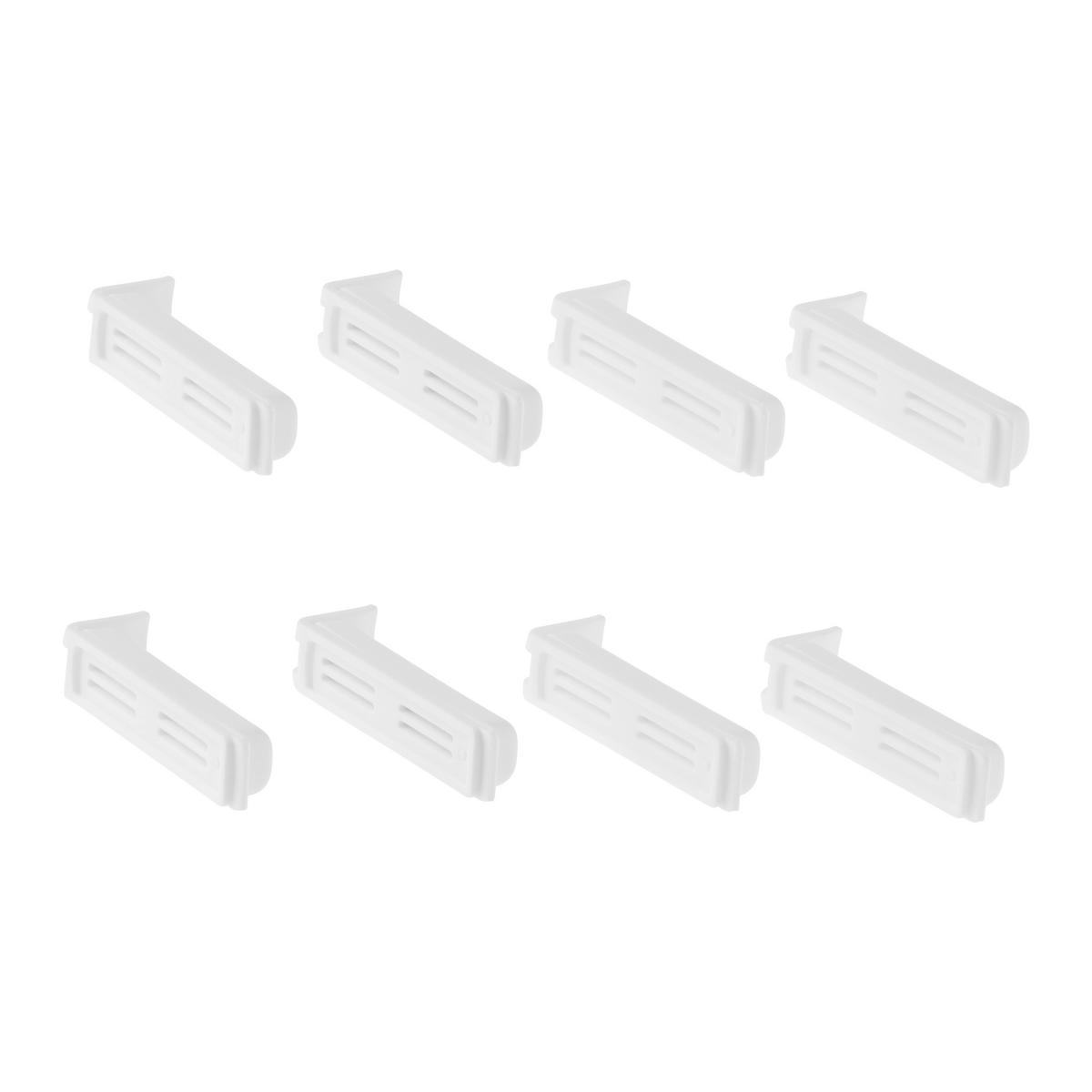 Spony na uzatváranie 20 ks - modrá/sivá, Konventionell, plast - Mömax