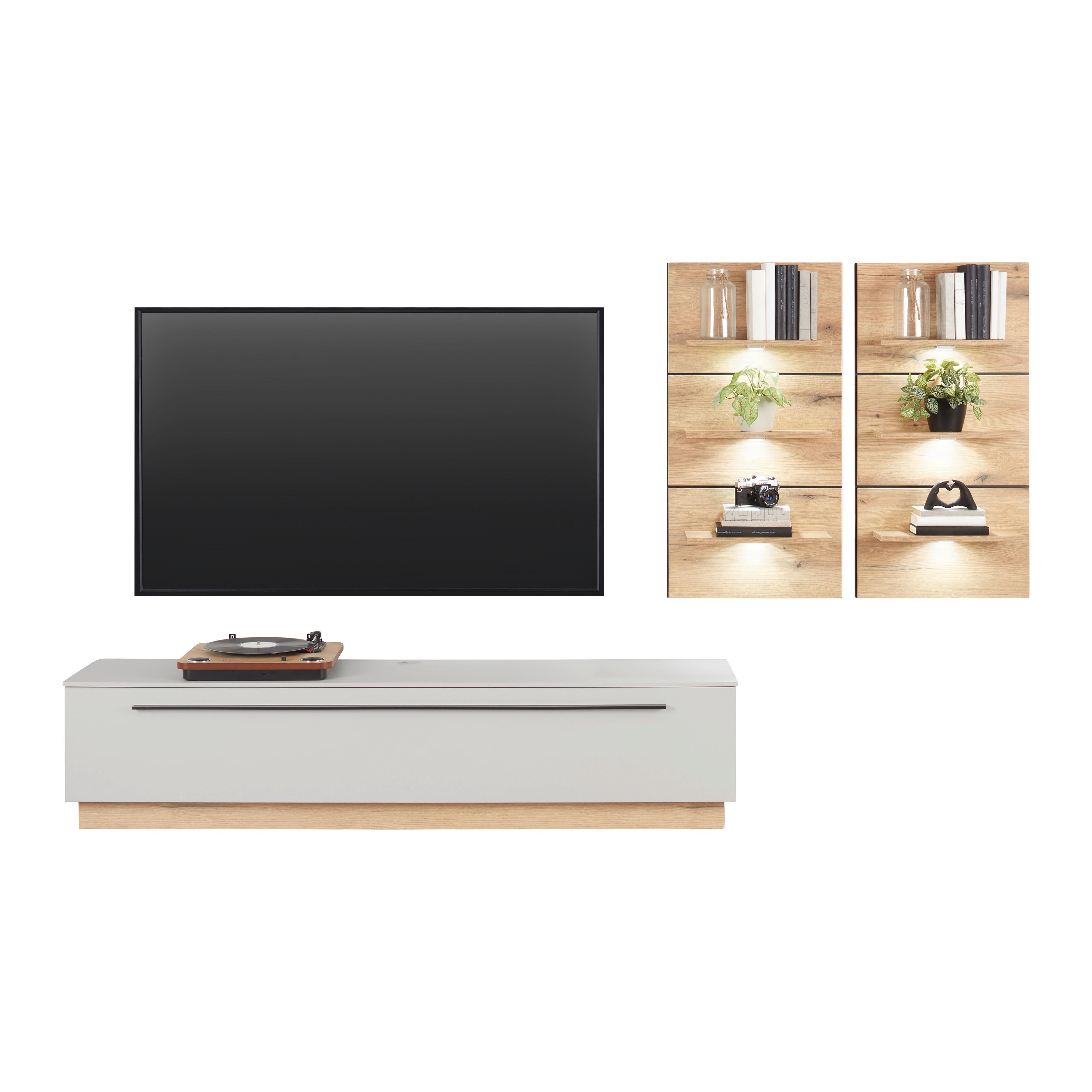 Stapelprogramm Mateo - Kaschmir/Eichefarben, MODERN, Holzwerkstoff (270/170/40cm)