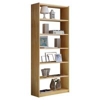 Stojací regál SIMONA přírodní - barvy borovice, Basics, dřevo (80/213/31cm) - MID.YOU