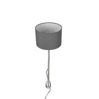 LED-Wandleuchte 2-Flammig Flexarm, Getrennt Schaltbar - Grau/Nickelfarben, Design, Textil/Metall (20/23cm) - Trio Leuchten