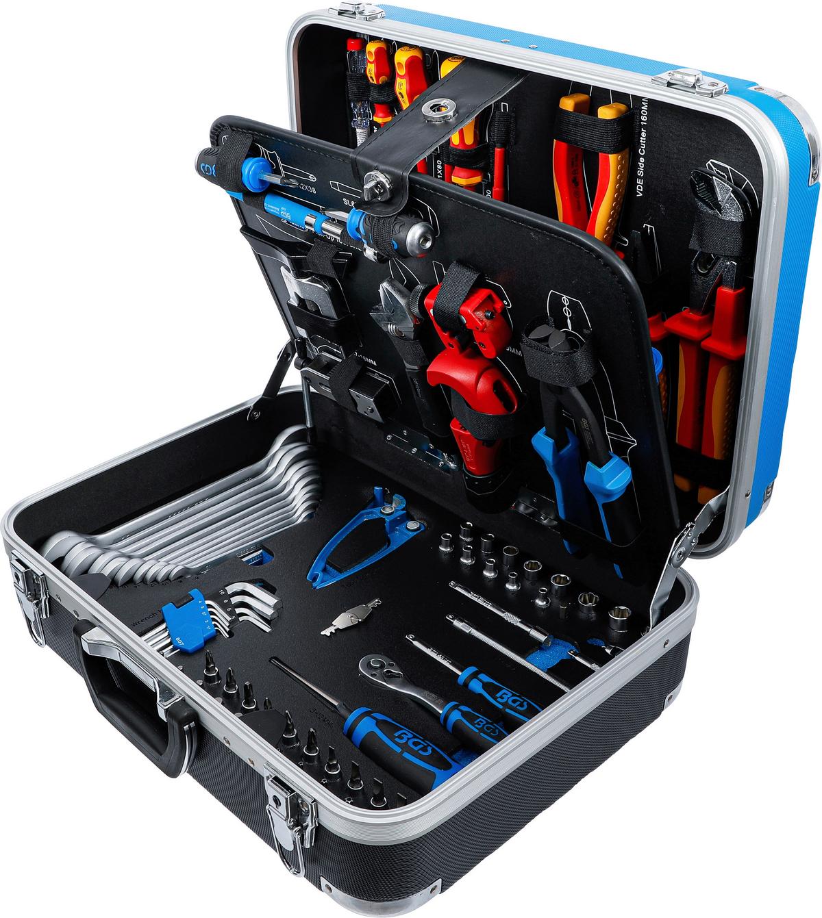 Kälte-klima-werkzeugkoffer 15504 - Blau/Schwarz, Basics (47,5/38,2/18,4cm)