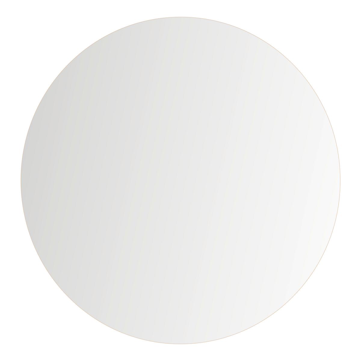 Zrkadlo s LED osvetlením PISA Ø ca. 80cm - Modern, kompozitné drevo (80/5cm) - Mömax