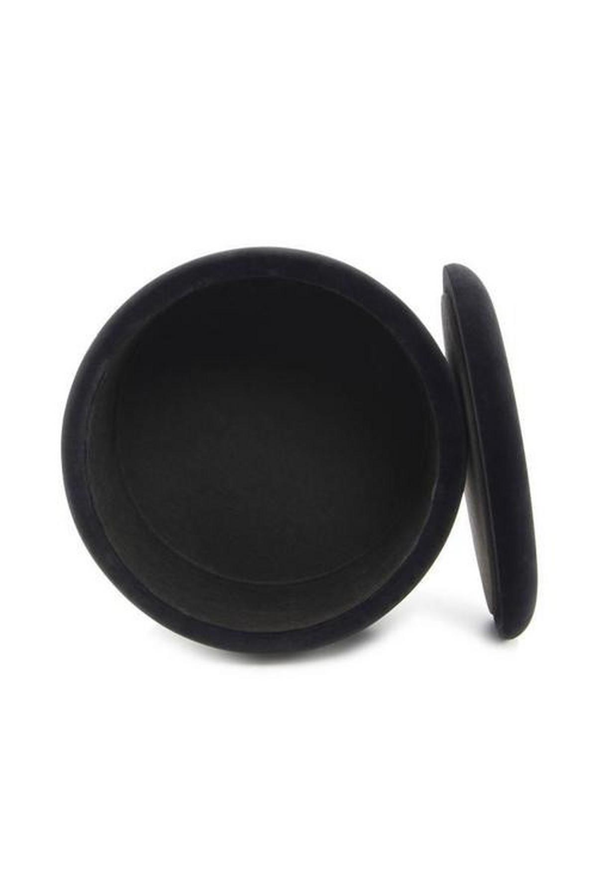 Taburet čierna/strieborná - čierna/strieborná, Basics, kov/kompozitné drevo (37,5/41/37,5cm)