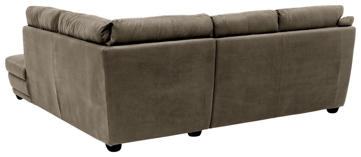 Ecksofa Nebolo Grau S. 245x225cm - Grau, Design, Textil (245/225cm) - Livetastic