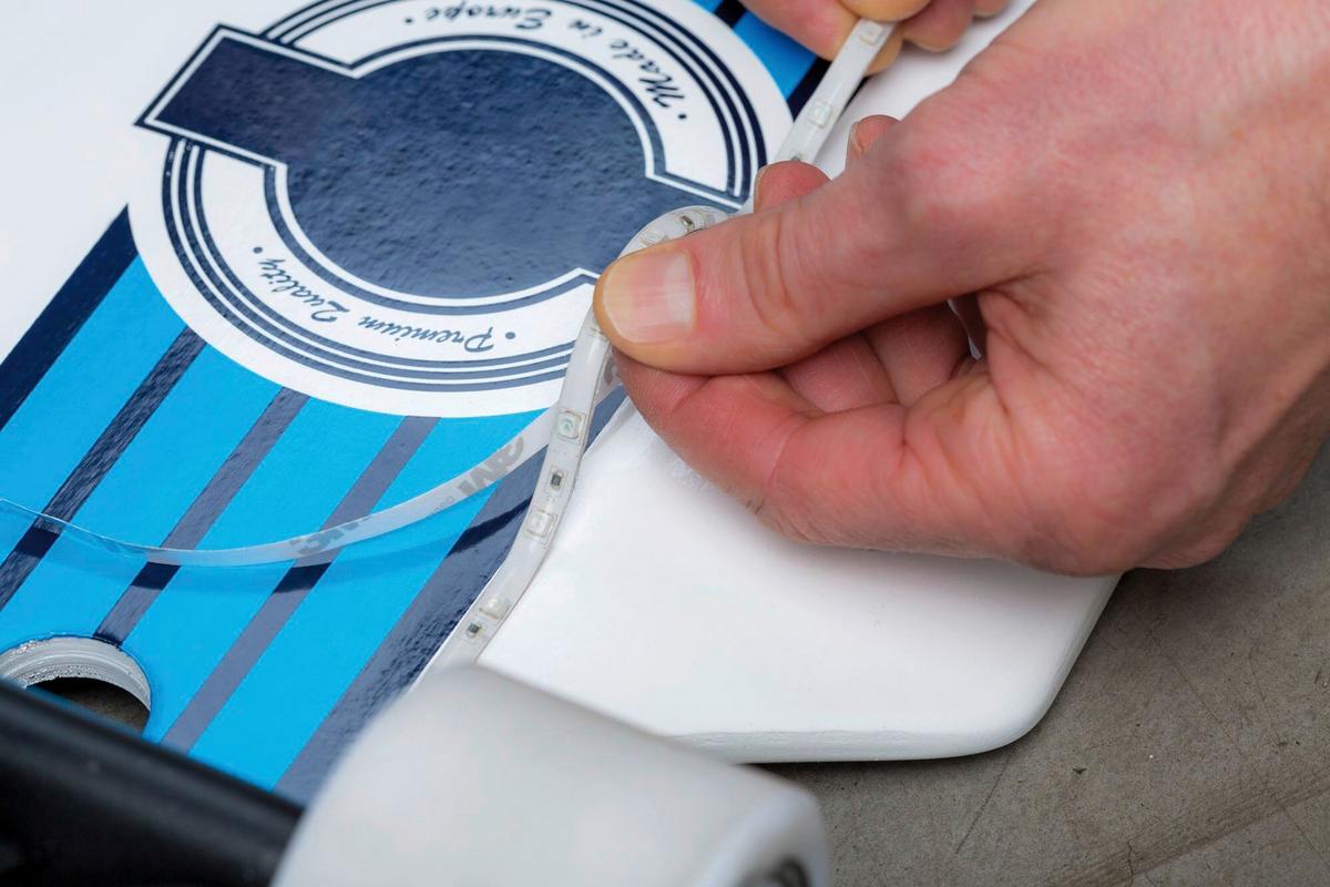 LED-Streifen Farbwechsler L: 2x 0,8 M, dimmbar - Weiß, Basics, Kunststoff/Metall (2x 80,0cm) - Paulmann