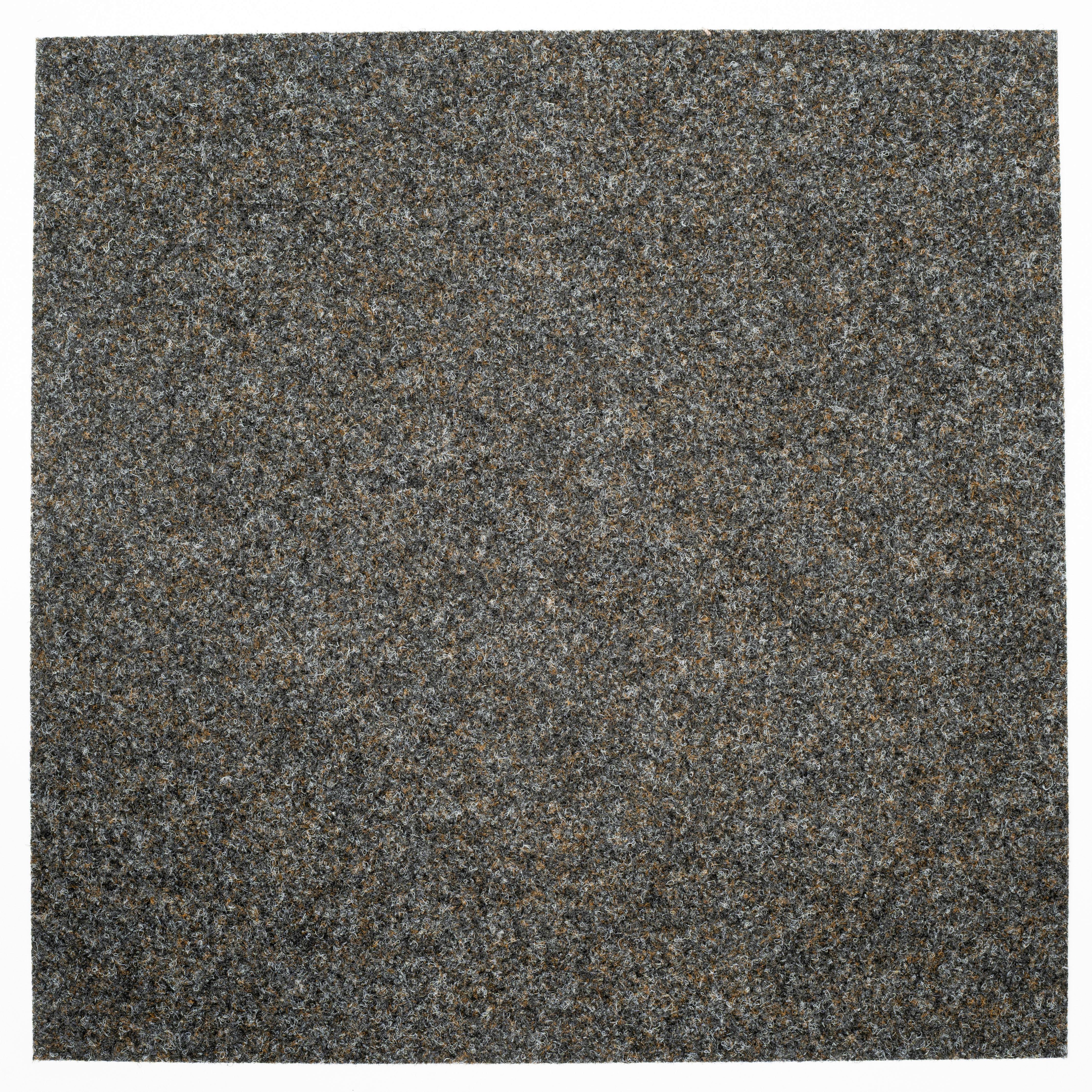 Teppichfliese Braun Merlin 50x50 cm Florhöhe 5,5 mm - Braun, Basics, Textil (50/50cm)