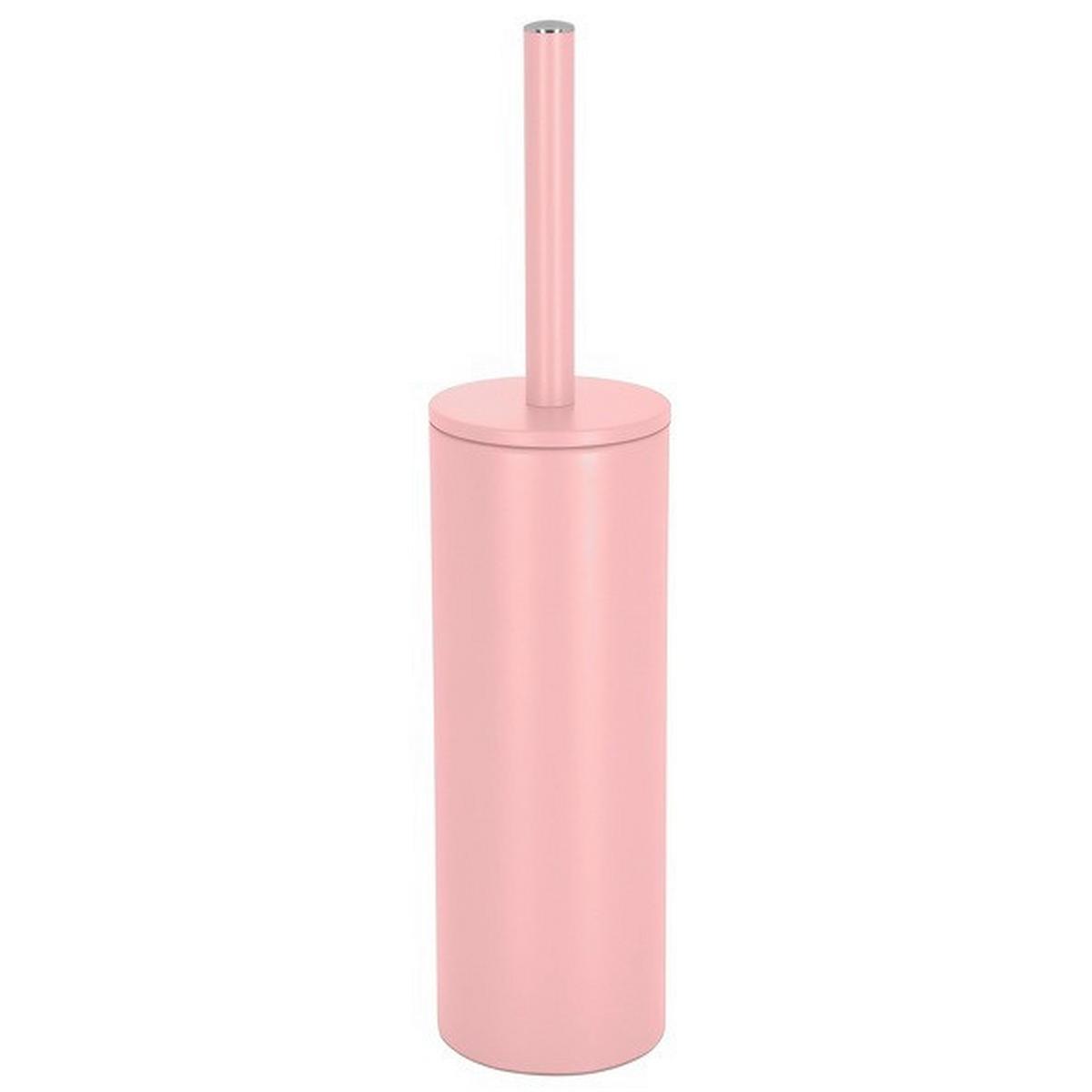 Wc-bürstengarnitur Akira Stehend Metall - Rosa, Basics, Metall (9,5/40cm)