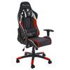 Gaming Stuhl Egility Compact Lederlook, Rot/Schwarz/Weiß - Rot/Schwarz, MODERN, Kunststoff/Textil (55/113/62,5cm) - X Rocker