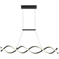 ZÁVĚSNÉ LED SVÍTIDLO MIMI - černá, Moderní, kov/plast (88/13/120cm) - Mömax