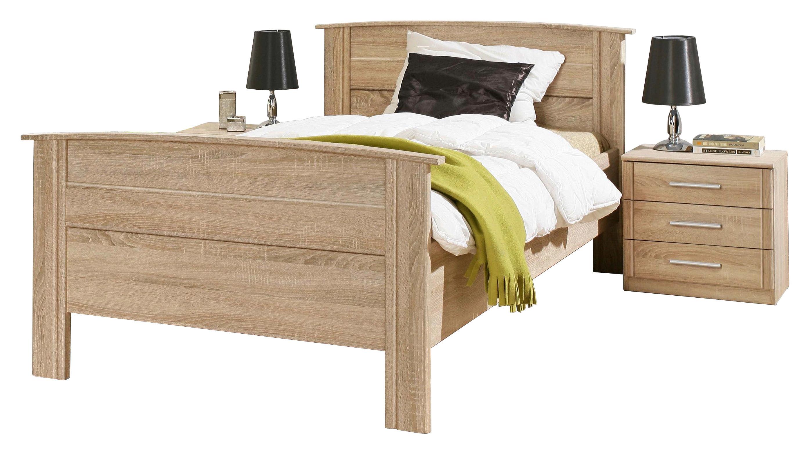 Jugendbett 100x200 Gloria, Eiche Dekor - Eichefarben, KONVENTIONELL, Holzwerkstoff (100/200cm) - MID.YOU
