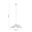 Závesná Lampa Angelo - biela, Moderný, kov (48/113cm) - Modern Living Závesná Lampa Angelo - biela, Moderný, kov (48/113cm) - Modern Living