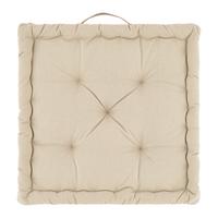 HRUBÝ SEDÁK BO - béžovohnedá, textil (40/40/6cm) - Mömax