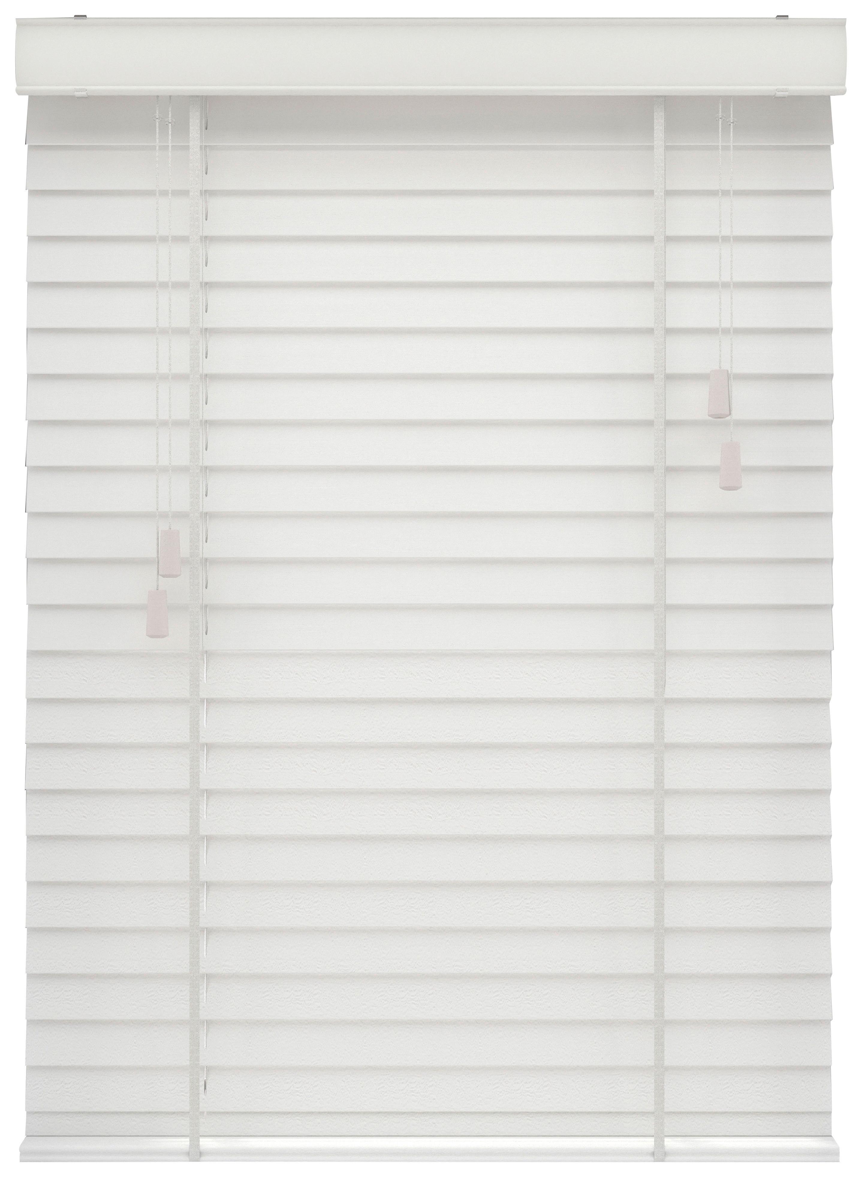 Jalousie Venetian 90x130 cm mit Schnürzug - Weiß, Natur, Holz (90/130cm)