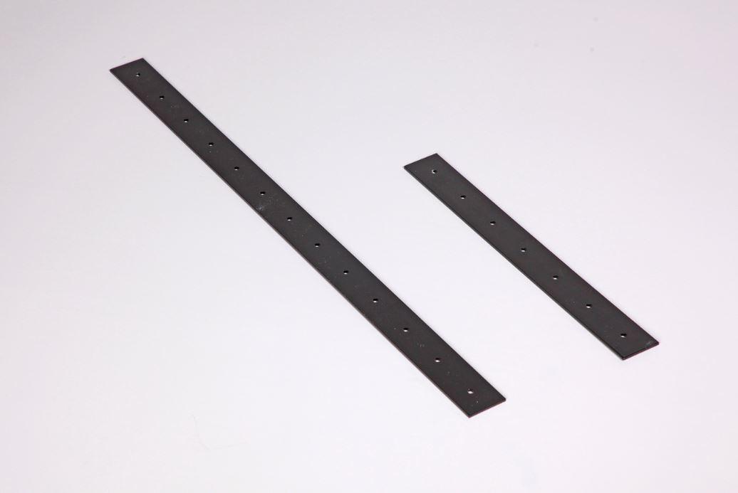 Bankplattenverbinder B: 35 cm Stahl Schwarz - Schwarz, Basics, Metall (35/4/0,3cm)