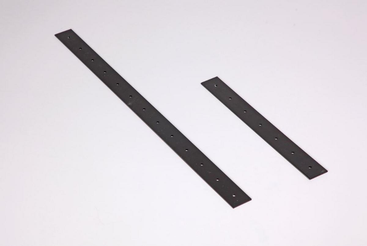 Bankplattenverbinder B: 35 Cm Stahl Schwarz - Schwarz, Basics, Metall (35/4/0,3cm)