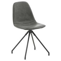 Stuhl-set Polar - Schwarz, Design, Textil/Metall (44/88/54cm) - Livetastic