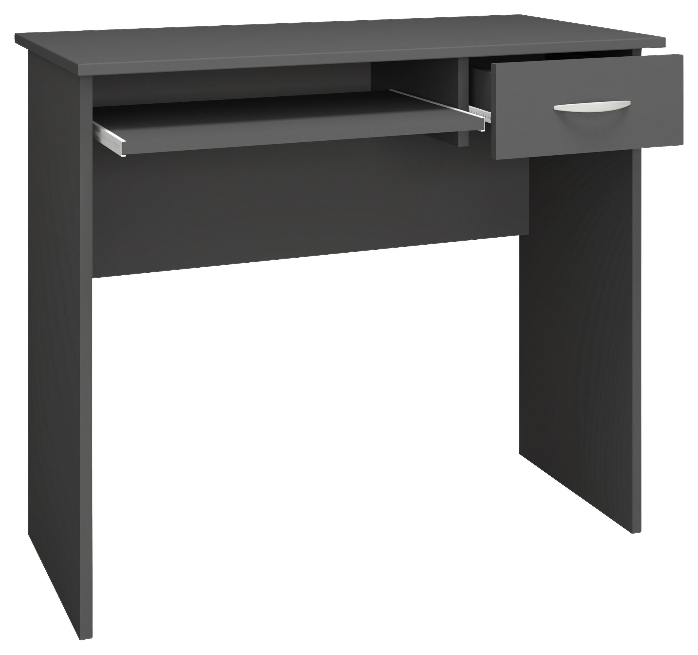 Schreibtisch Arusa Anthrazit B: 50 cm