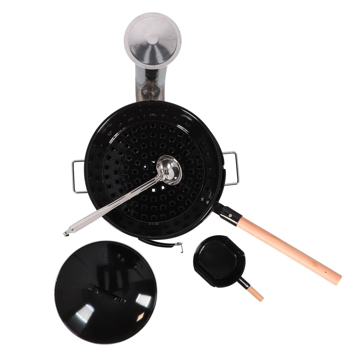 Dutch Oven Metall - Schwarz, LIFESTYLE, Metall (45,5/92/49,5cm)