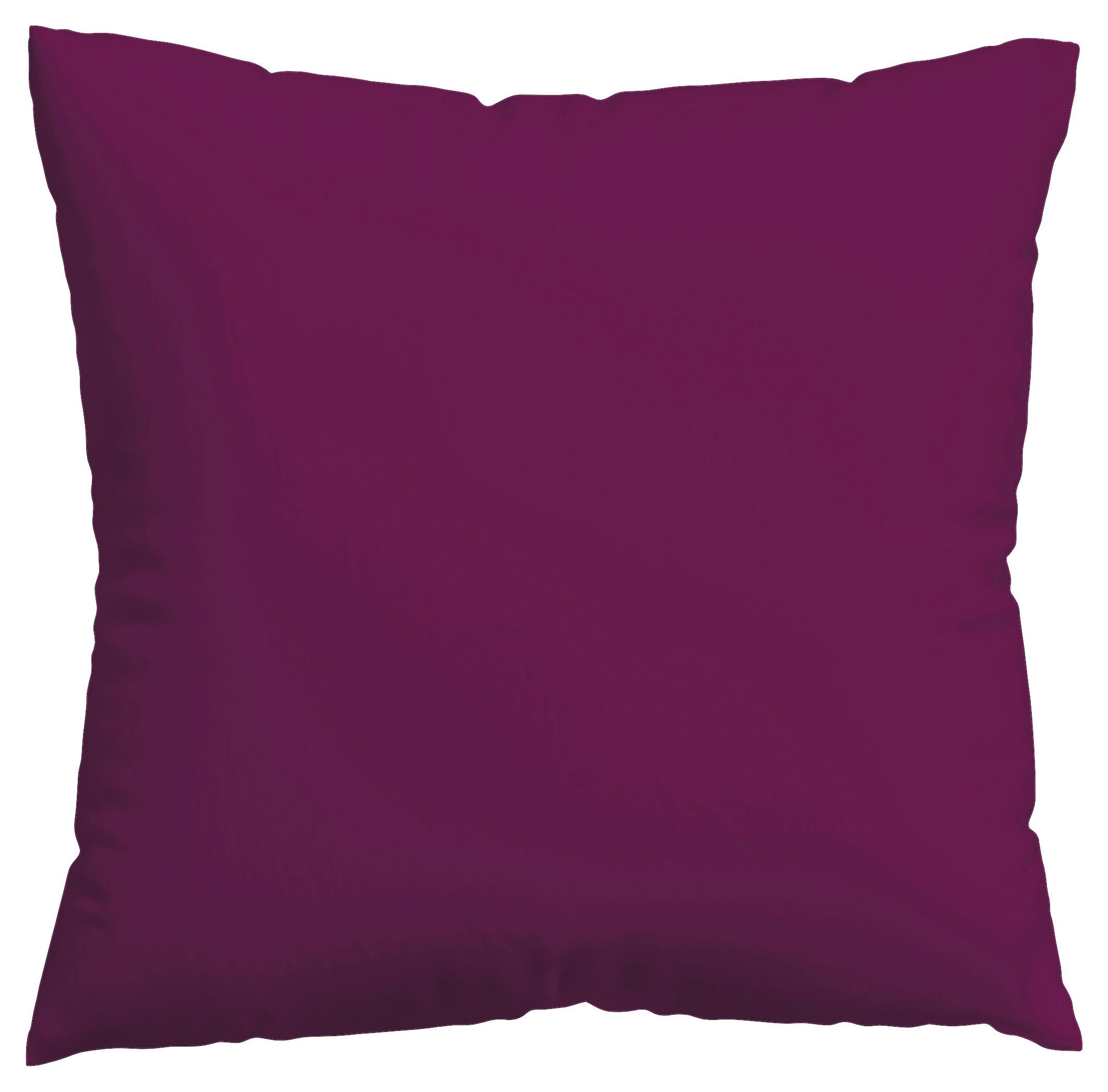 Kissenhülle Woven Satin - Violett, Basics, Textil (40/40cm) - Schlafgut