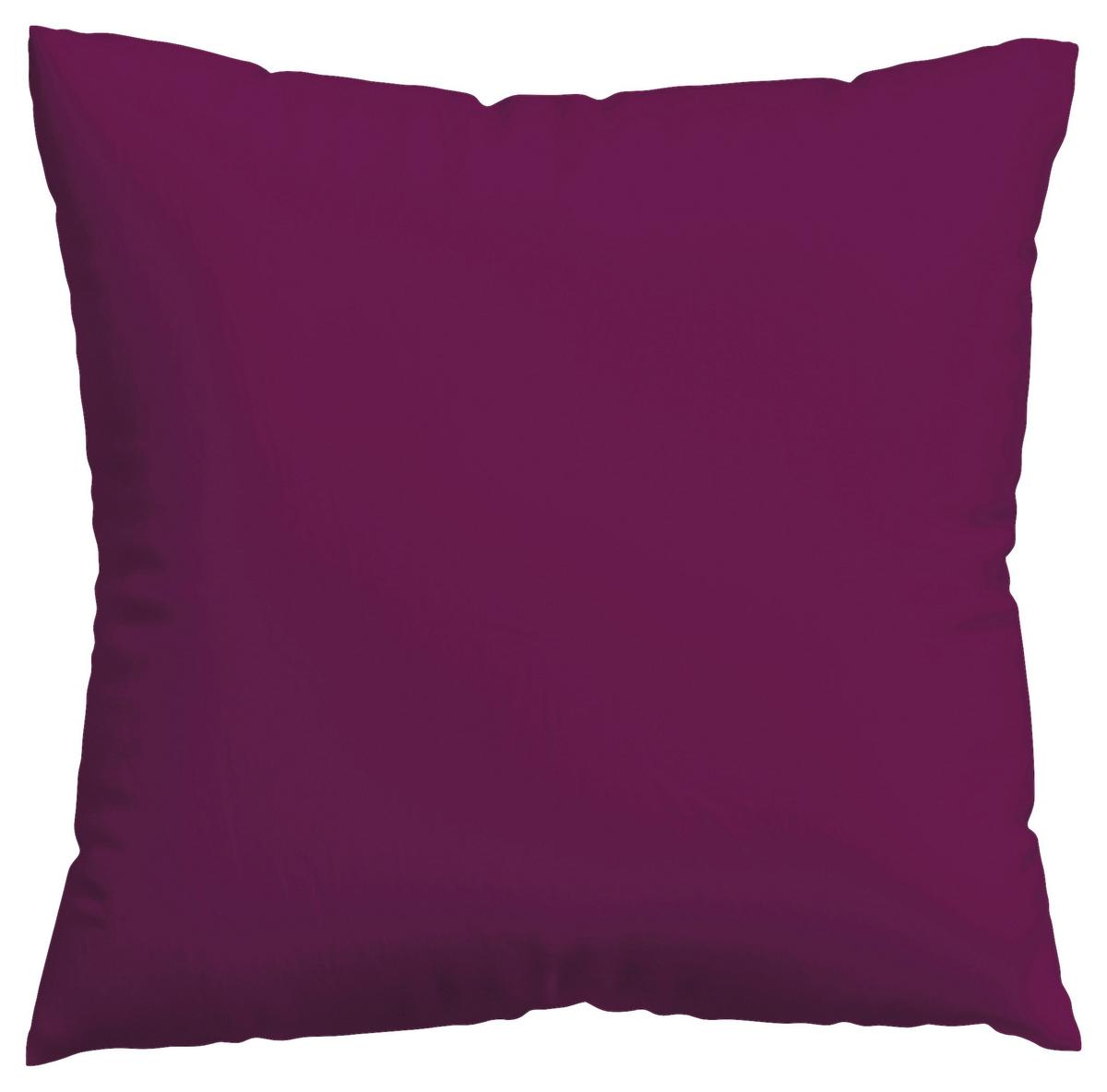 Kissenhülle Woven Satin - Violett, Basics, Textil (40/40cm) - Schlafgut