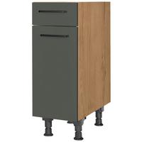 Schubkastenunterschrank Easytouch - Eichefarben/Grün, MODERN, Holzwerkstoff (30/87/56cm) - Nobilia
