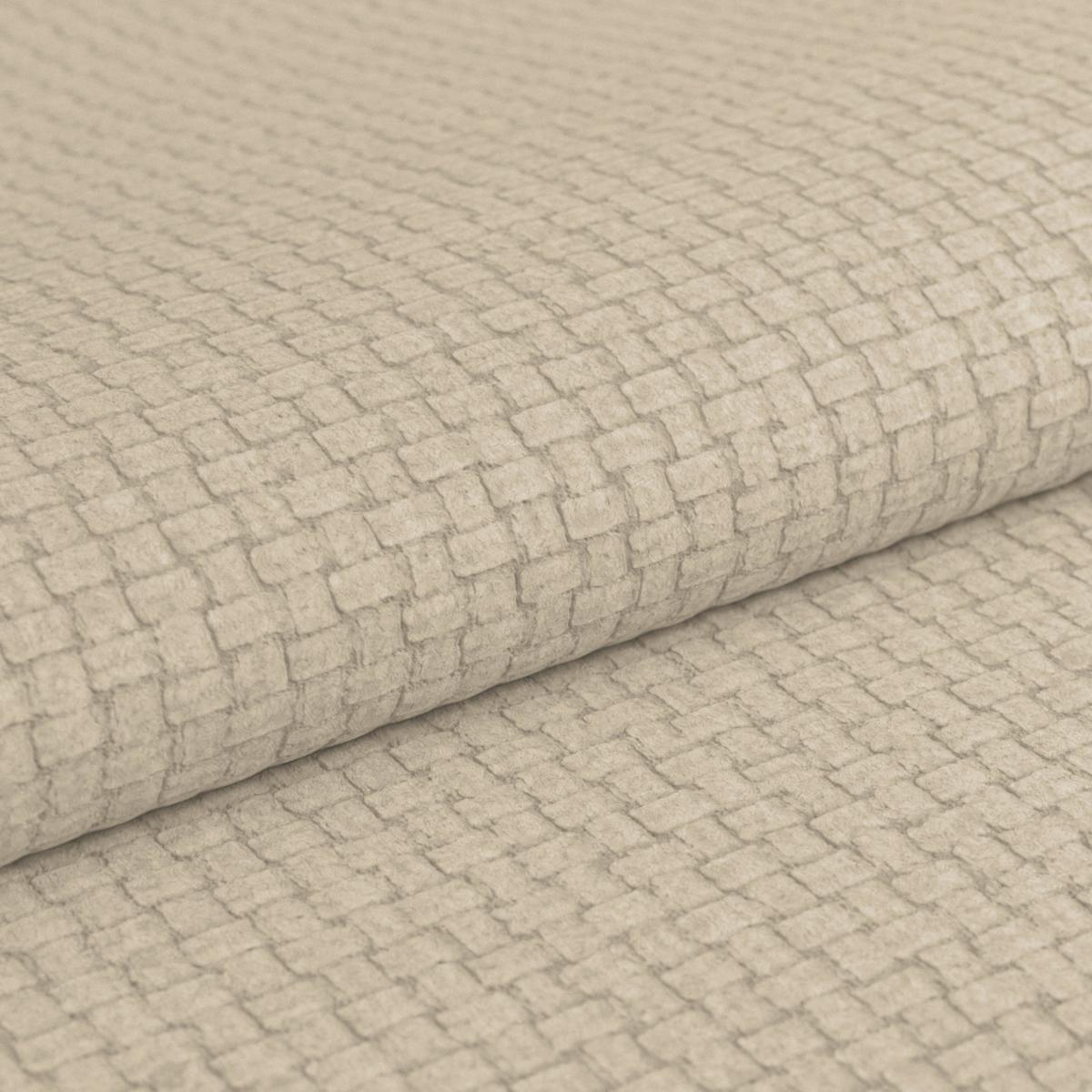 Wohnlandschaft Madera Cremefarben, S: 358x212 Cm - Hellbraun/Creme, KONVENTIONELL, Kunststoff/Textil (190/358/212cm)
