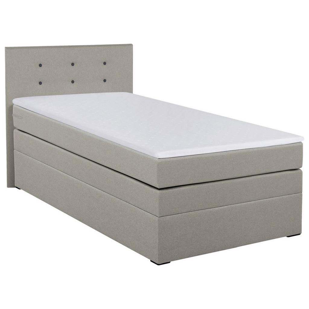 Boxspringbett Mit Topper & Bettkasten 90x200 Siam Twist
