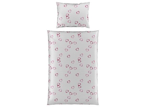 Bettwäsche Elenor - Grau, MODERN, Textil - Luca Bessoni Bettwäsche Elenor - Grau, MODERN, Textil - Luca Bessoni
