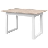 Esstisch Houston 80b - Sandfarben/Weiß, Basics, Holzwerkstoff (120/80/75cm) - MID.YOU