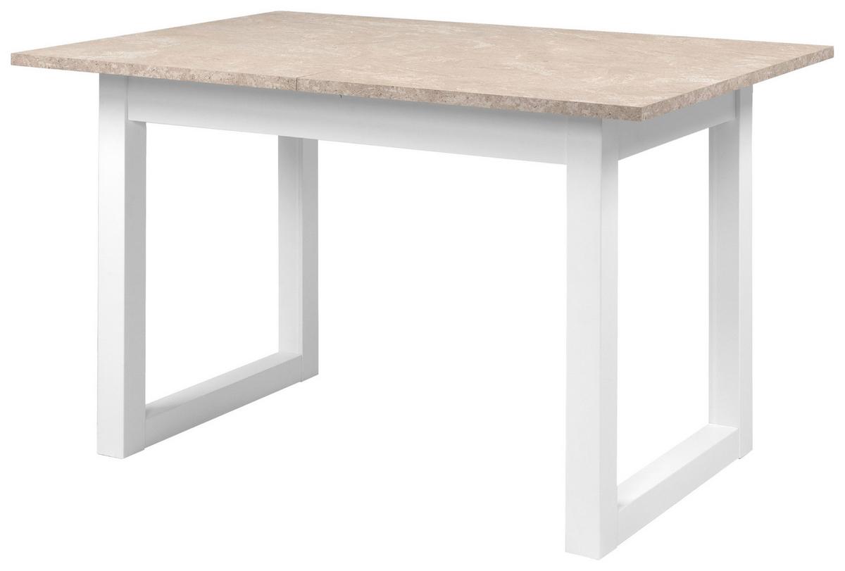 Esstisch Houston 80b - Sandfarben/Weiß, Basics, Holzwerkstoff (120/80/75cm) - MID.YOU