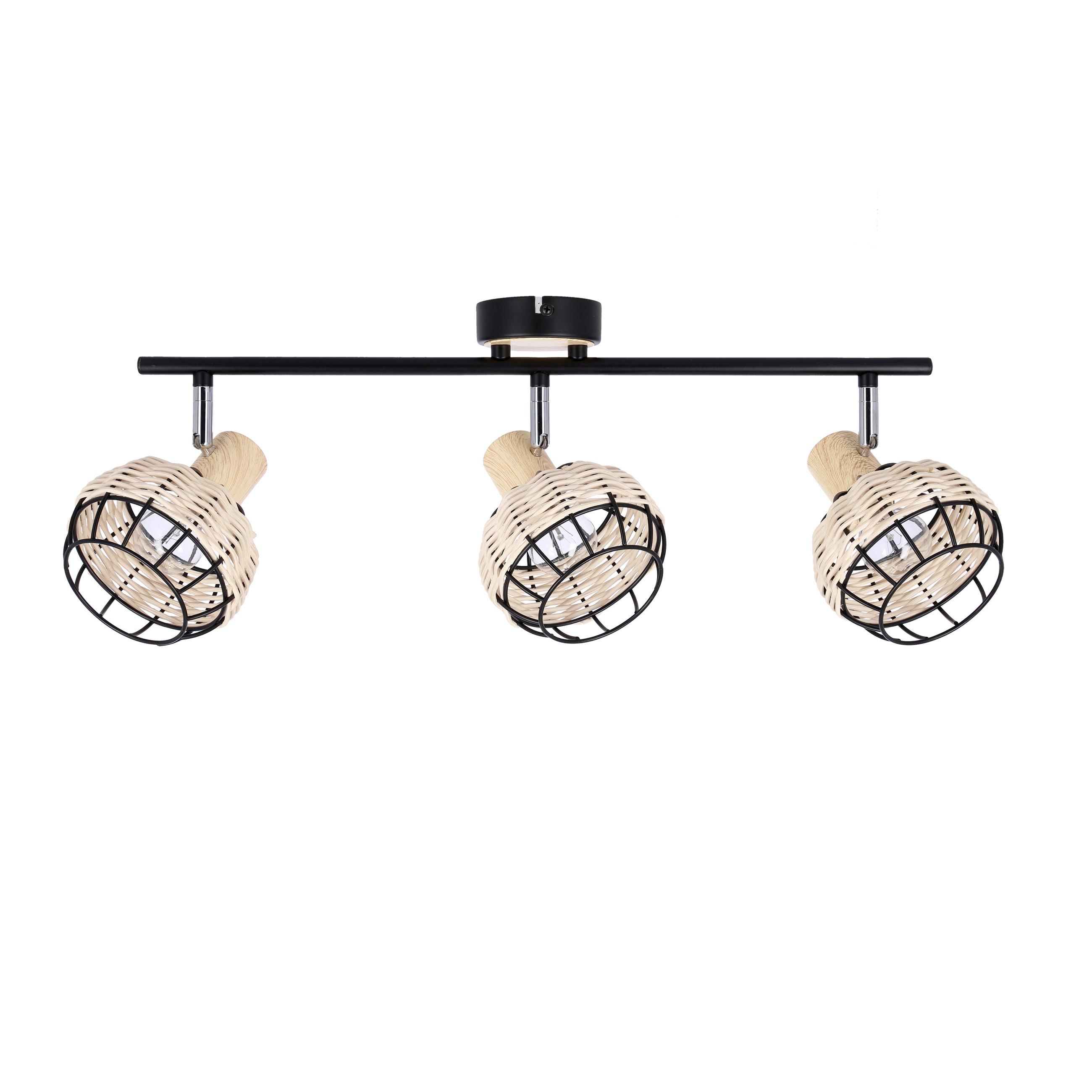 Strahler 93-12227 Tajga - Schwarz, Natur, Holz/Metall (64/12/18cm)