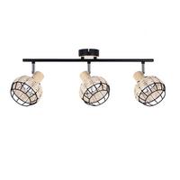 Strahler 93-12227 Tajga - Schwarz, Natur, Holz/Metall (64/12/18cm)