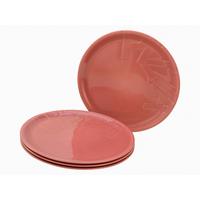 Pizzatellerset 21668 Gourmet Pizzateller - Dunkelrosa, Trend, Keramik (32cm) - Creatable