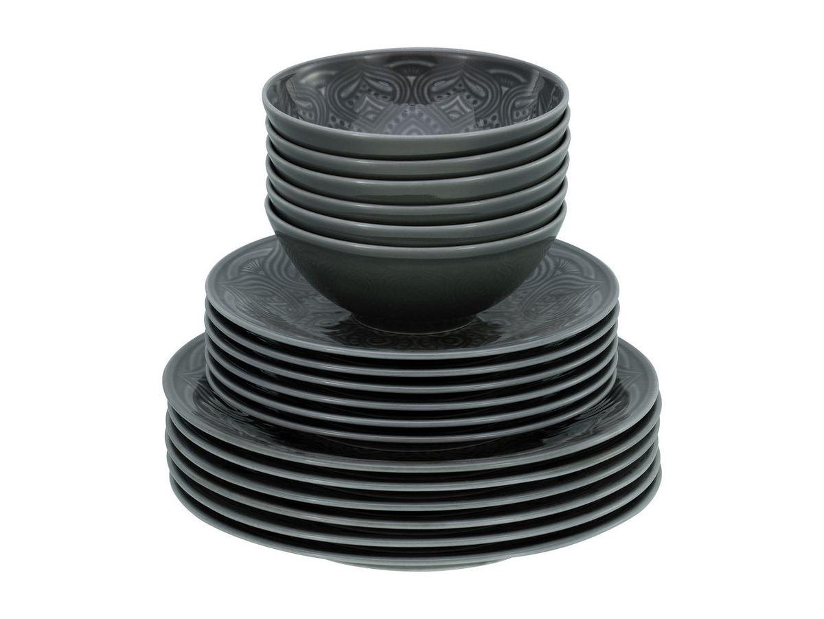 Tafelservice 21627 - Grau, Basics, Keramik (66/28,5/28cm) - Creatable