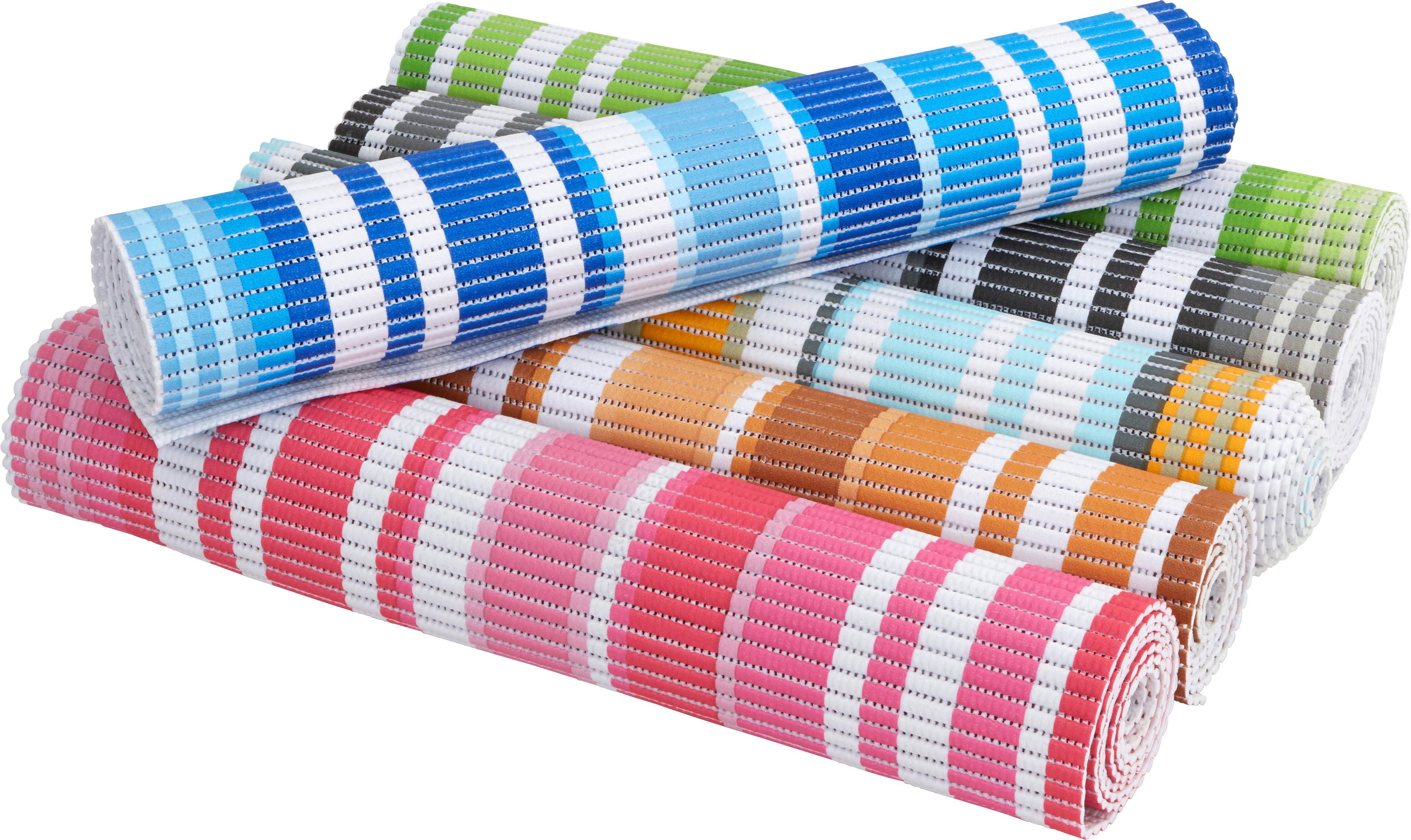 Antirutschmatte Davida 65x180 cm Pvc Zuschneidbar - Blau/Pink, KONVENTIONELL, Textil (65/180cm) - Ondega