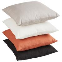 DEKORAČNÝ VANKÚŠ Chris, 50/50cm, čierna - čierna, Modern, textil (50/50cm) - Premium Living