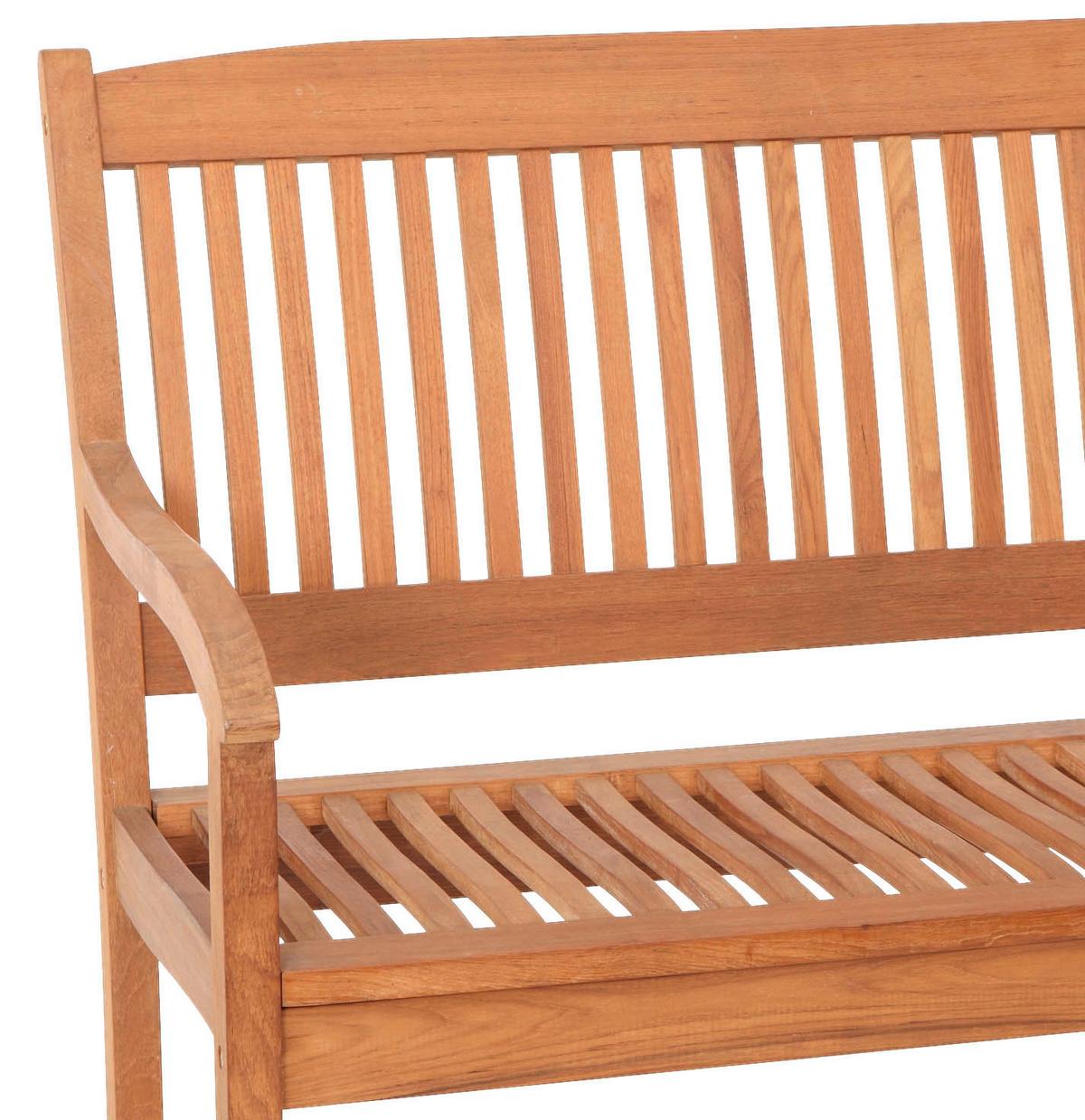 Gartenbank Eukalyptusholz 2-Sitzer Maracaibo - Naturfarben, KONVENTIONELL, Holz (107/91/63,5cm) - Gardenson