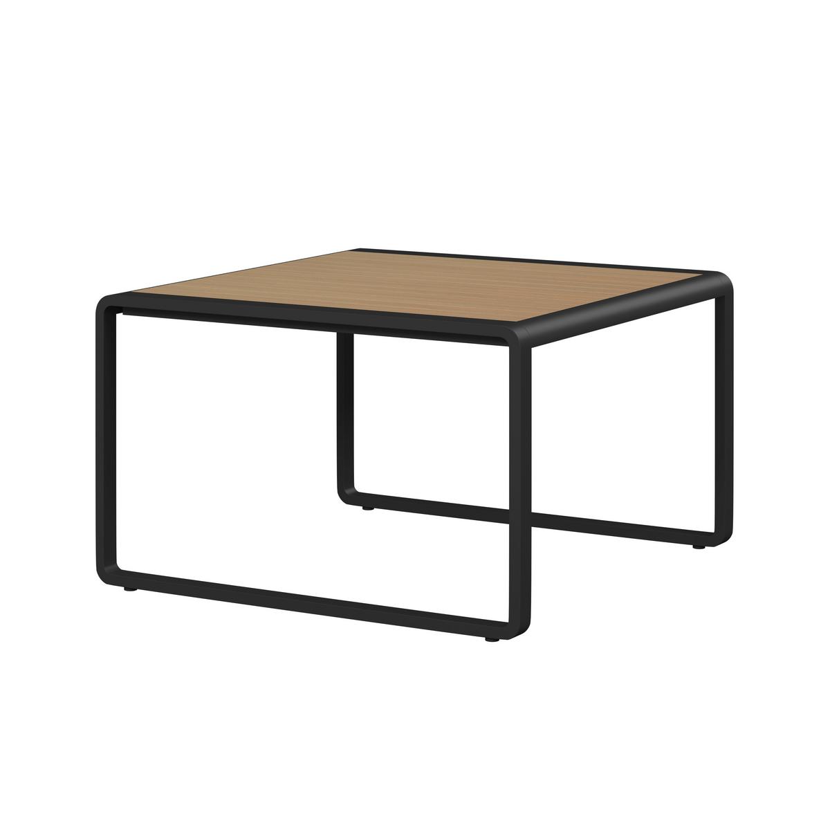 JEDÁLENSKÁ TERASOVÁ SÚPRAVA ARUBA - čierna/farba hrušky, Modern, kov/textil - Bessagi Garden