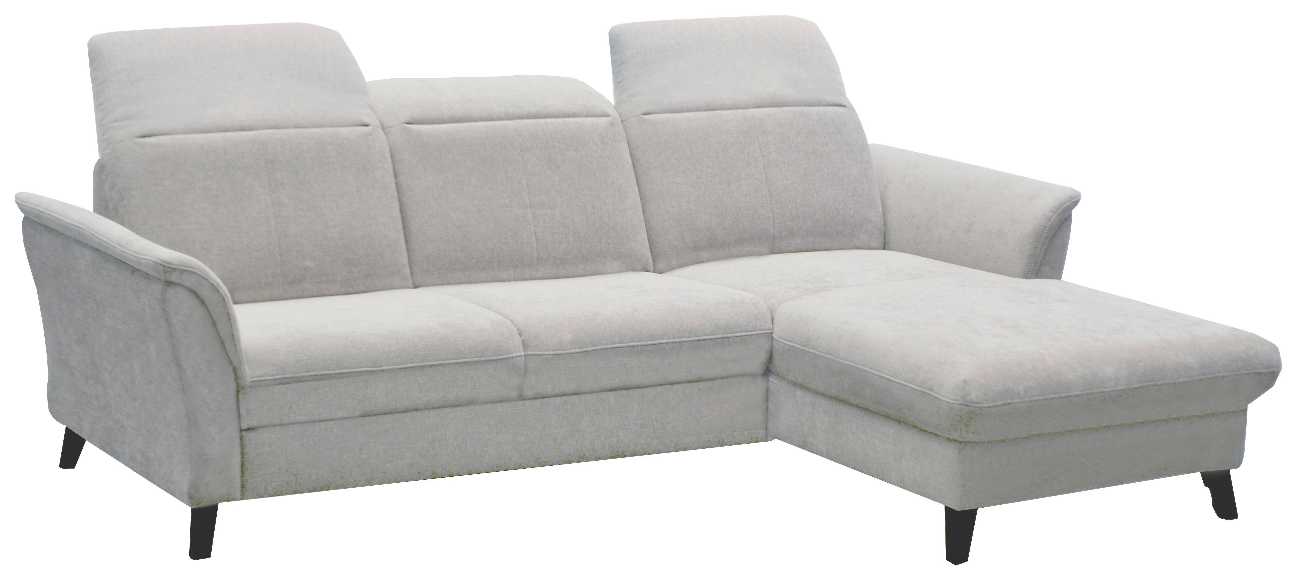 SEDACIA SÚPRAVA ROMERO - čierna/svetlosivá, Modern, kov/textil (243/91/178cm)